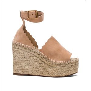 Chloe Suede Lauren Espadrille